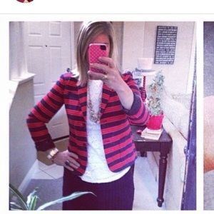 Size 10 Gap Academy Blazer red/navy stripe